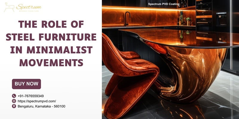 pvd coated furniture